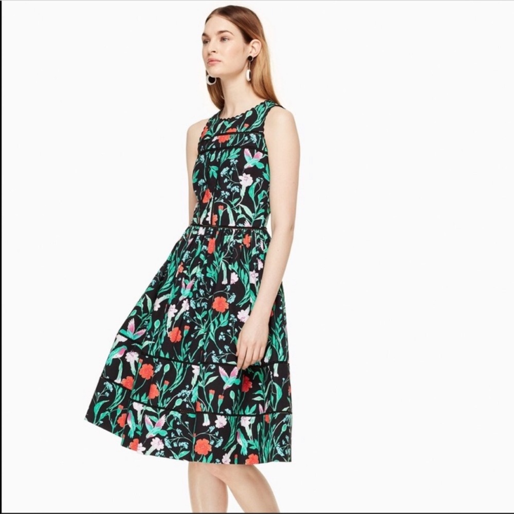 Kate Spade Jardin Poplin Floral dress, 8